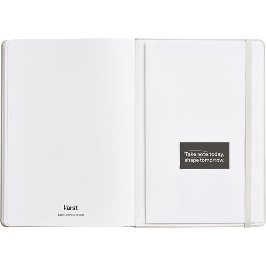 Karst® 107790 - A5 stone paper hardcover notebook - lined