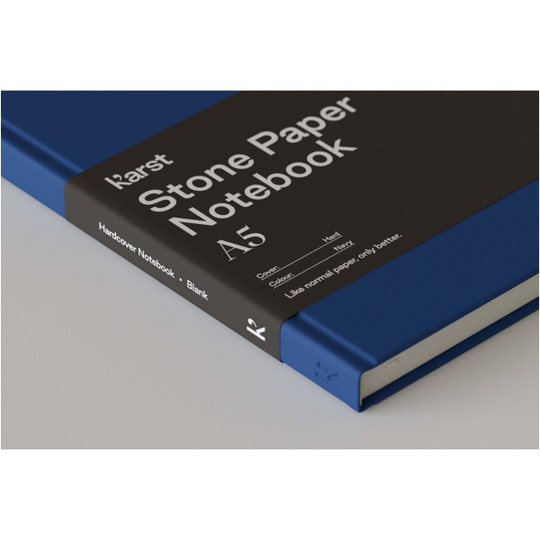 Karst® 107790 - A5 stone paper hardcover notebook - lined