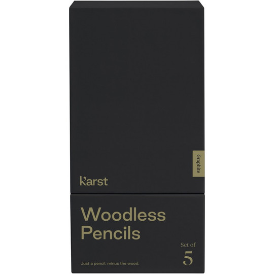 Karst® 107793 - 5-pack 2B woodless graphite pencils