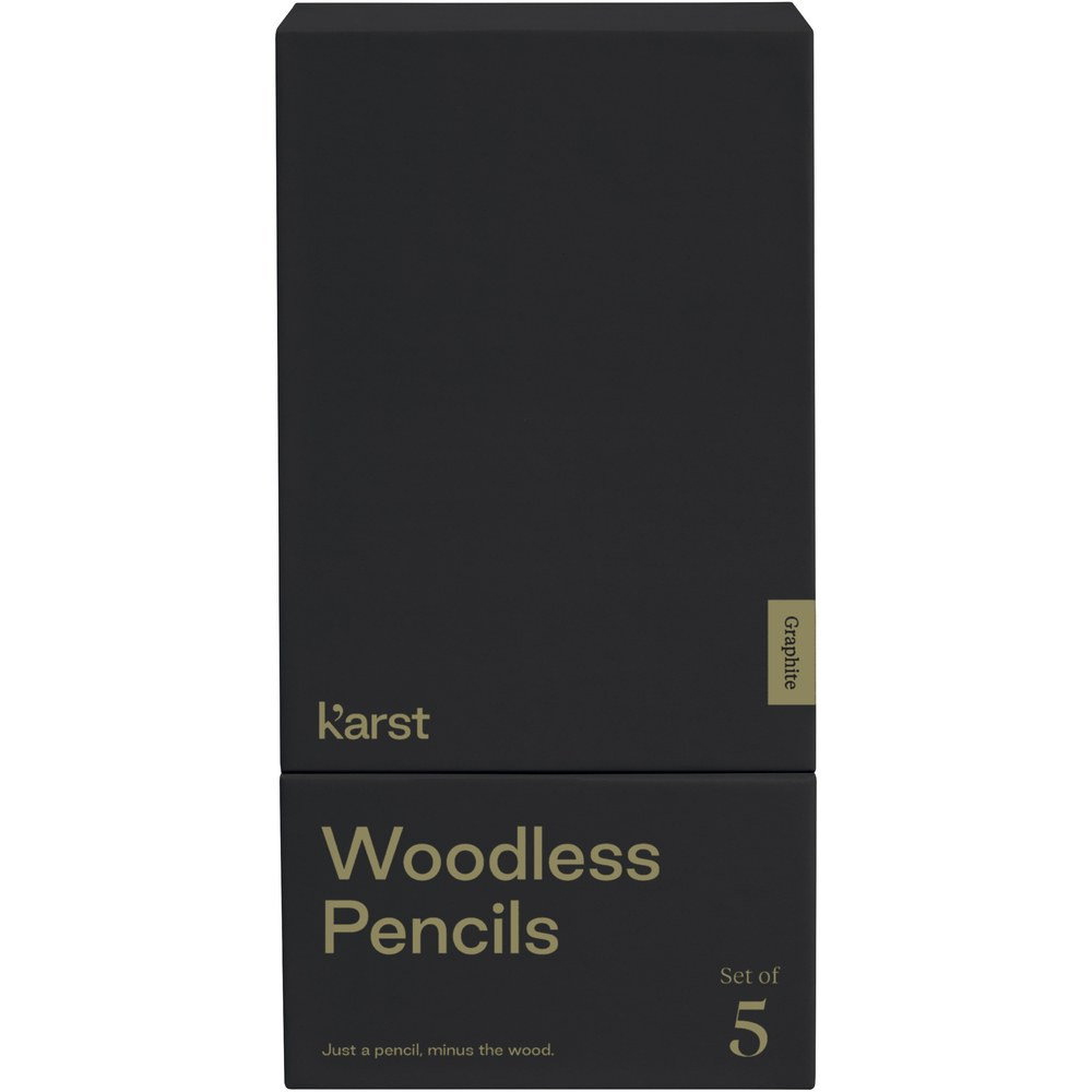 Karst® 107793 - 5-pack 2B woodless graphite pencils