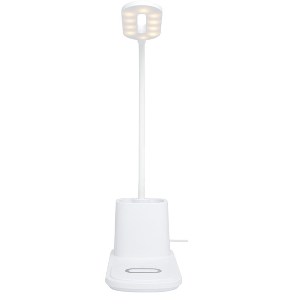 PF Concept 124249 - Bright desk lamp and organizer with wireless charger