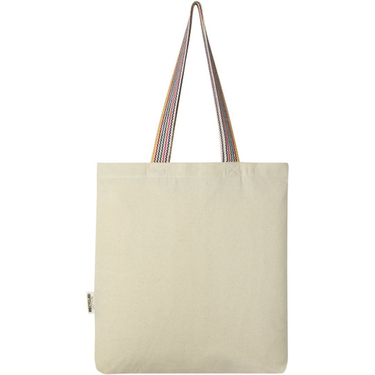 PF Concept 120642 - Rainbow 180 g/m² recycled cotton tote bag 5L