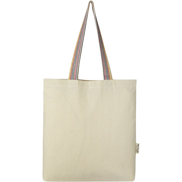 PF Concept 120642 - Rainbow 180 g/m² recycled cotton tote bag 5L