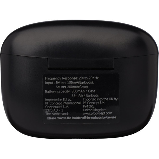 PF Concept 124290 - True Wireless sluchátka s automatickým párováním a pouzdrem Essos 2.0