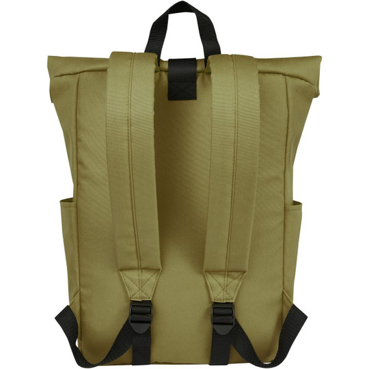 PF Concept 120659 - Byron plecak na laptopa 15,6 cala z tworzywa RPET z certyfikatem GRS z zawijanym zamknięciem, 18 l