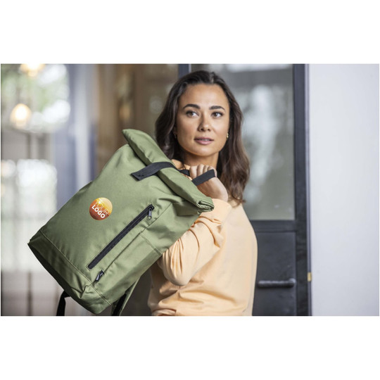 PF Concept 120659 - Byron plecak na laptopa 15,6 cala z tworzywa RPET z certyfikatem GRS z zawijanym zamknięciem, 18 l