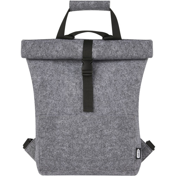 PF Concept 120663 - Felta GRS recycled felt roll-top bike bag 13L