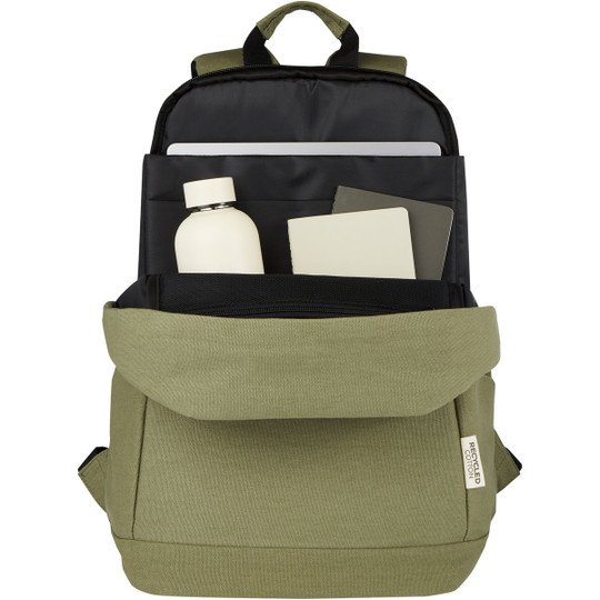 PF Concept 120677 - Joey 15.6" GRS recycled canvas anti-theft laptop backpack 18L