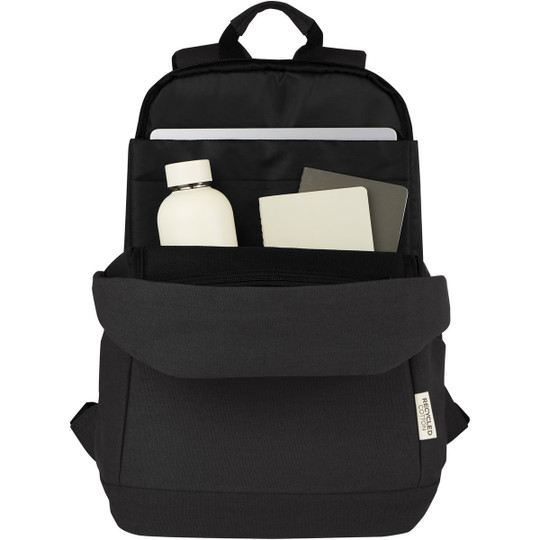 PF Concept 120677 - Joey 15.6" GRS recycled canvas anti-theft laptop backpack 18L