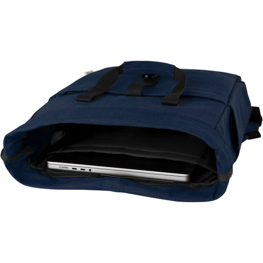 PF Concept 120678 - Joey 15” GRS recycled canvas rolltop laptop backpack 15L