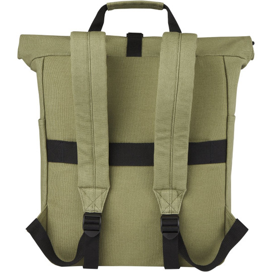 PF Concept 120678 - Joey 15” GRS recycled canvas rolltop laptop backpack 15L