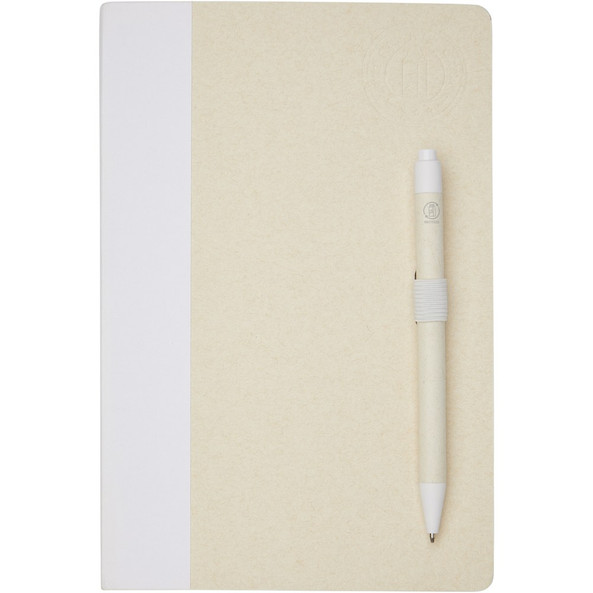 PF Concept 107811 - Dairy Dream A5 size reference recycled milk cartons notebook and ballpoint pen set