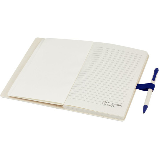 PF Concept 107811 - Dairy Dream A5 size reference recycled milk cartons notebook and ballpoint pen set