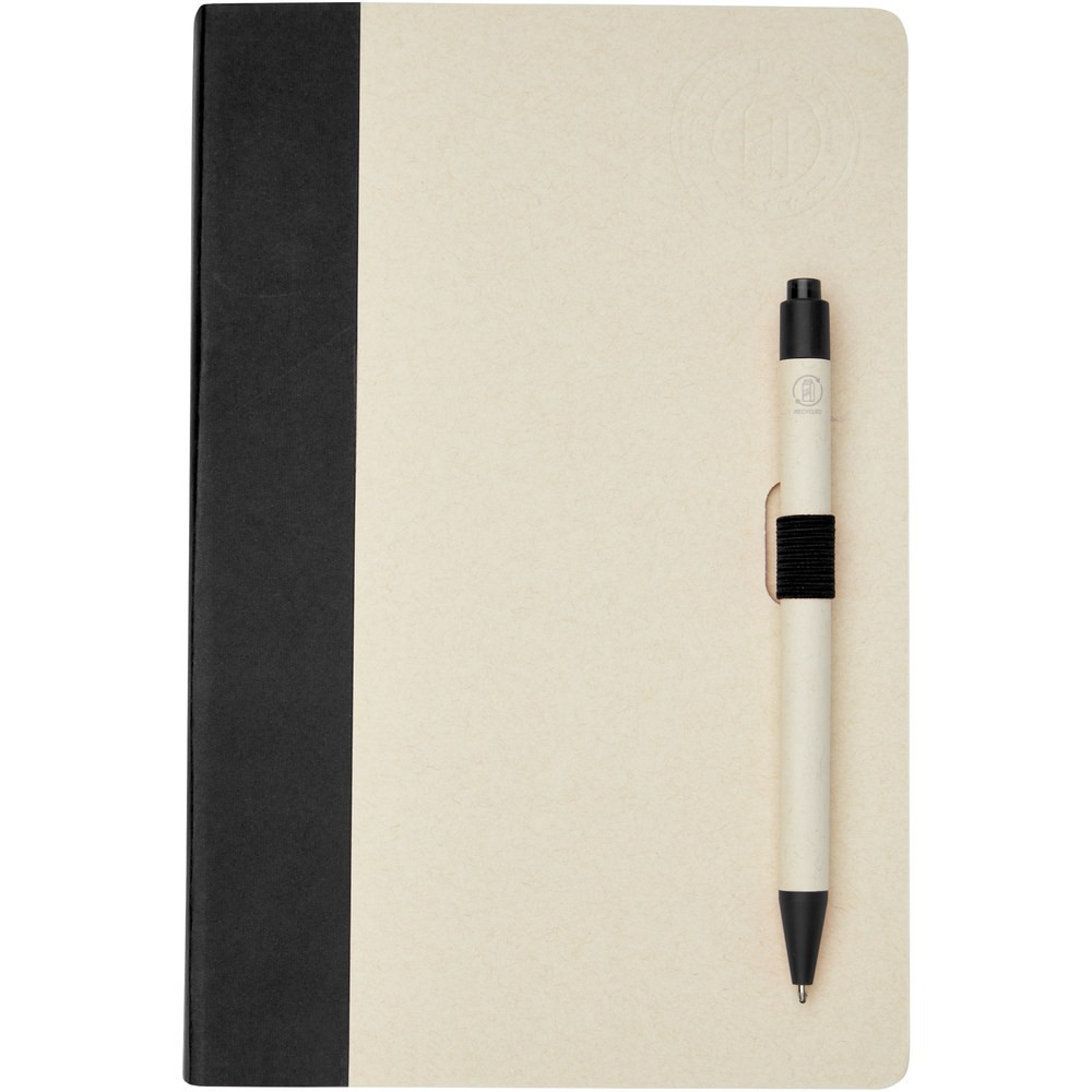 PF Concept 107811 - Dairy Dream A5 size reference recycled milk cartons notebook and ballpoint pen set