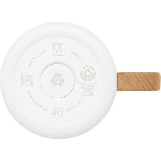 Seasons 100740 - Tasse Bjorn de 360 ml en acier inoxydable recyclé certifiée RCS avec isolation sous vide et couche de cuivre