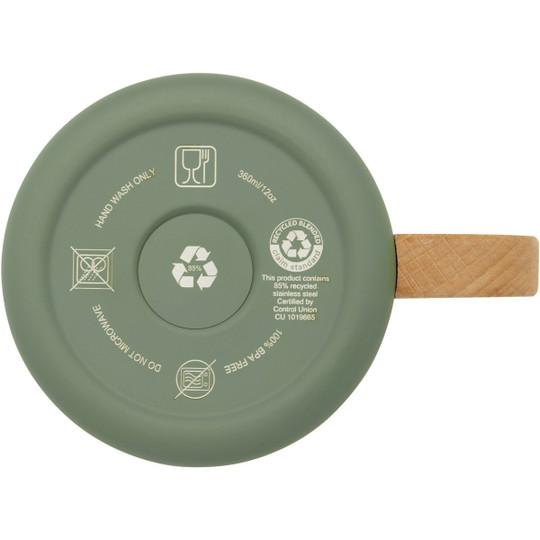 Seasons 100740 - Bjorn 360 ml RCS-sertifioitu kierrätetty ruostumaton teräsmuki, kuparityhjiöeristetty