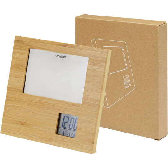 PF Concept 104560 - Sasa bamboo photo frame with thermometer