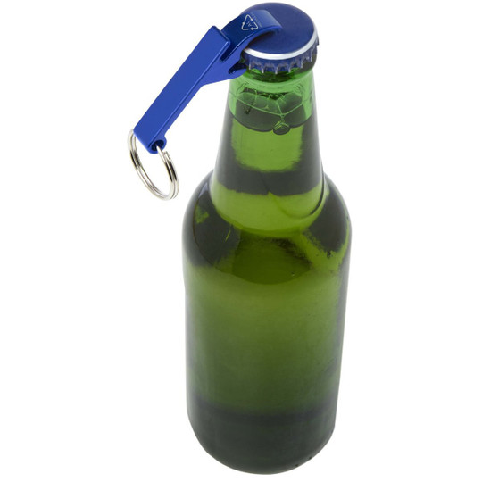 PF Concept 104571 - Tao RCS recycled aluminium bottle and can opener with keychain