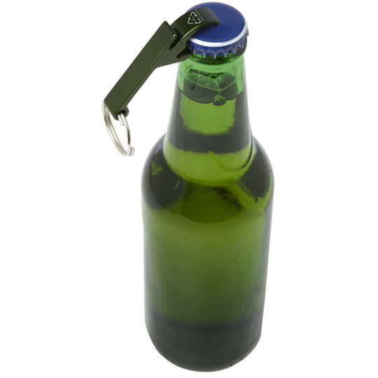 PF Concept 104571 - Tao RCS recycled aluminium bottle and can opener with keychain