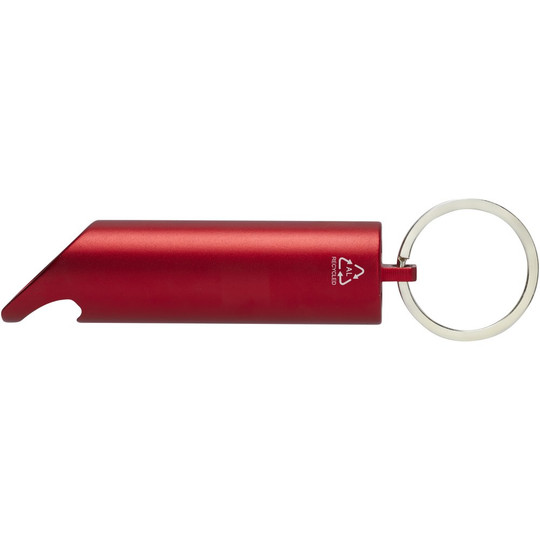 PF Concept 104574 - Flare IPX-LED-Lampe und Flaschenöffner aus recyceltem Aluminium mit Schlüsselanhänger