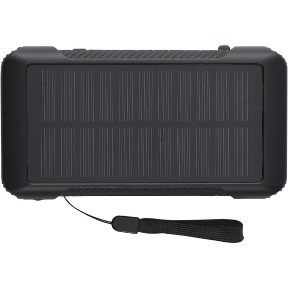 PF Concept 124346 - Soldy 10.000 mAh RCS recycled plastic solar dynamo power bank 