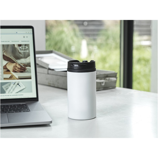 PF Concept 100762 - Gobelet avec isolation Mojave de 300 ml en acier inoxydable recyclé certifié RCS