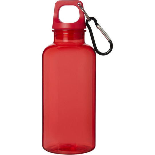 PF Concept 100778 - Oregon 400 ml RCS certified recycled plastic water bottle with carabiner
