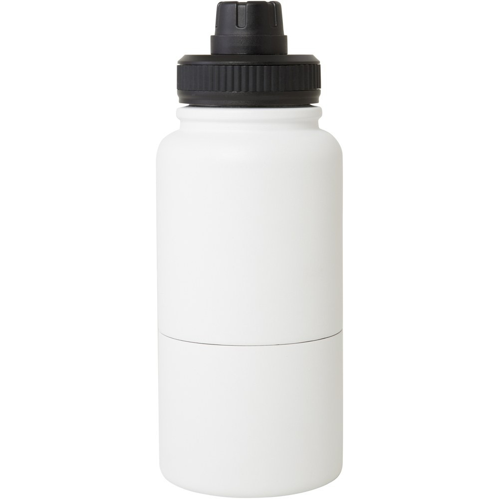 PF Concept 100787 - Dupeca izolowany bidon na wodę o pojemności 840 ml wykonany ze stali nierdzewnej z certyfikatem RCS