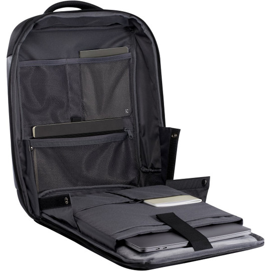 PF Concept 130055 - Expedition Pro 15,6 tuuman GRS-kierrätetystä materiaalista valmistettu kompakti reppu kannettavalle 12 l