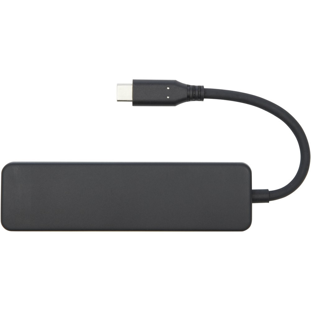 PF Concept 124368 - Adaptateur multimédia en plastique recyclé Loop RCS USB 2.0-3.0 avec port HDMI