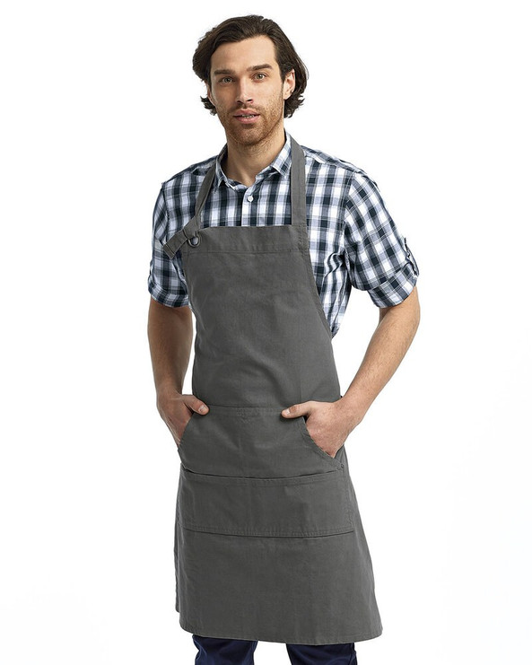 Artisan Collection by Reprime RP137 - Unisex "Calibre" Heavy Cotton Canvas Pocket Apron