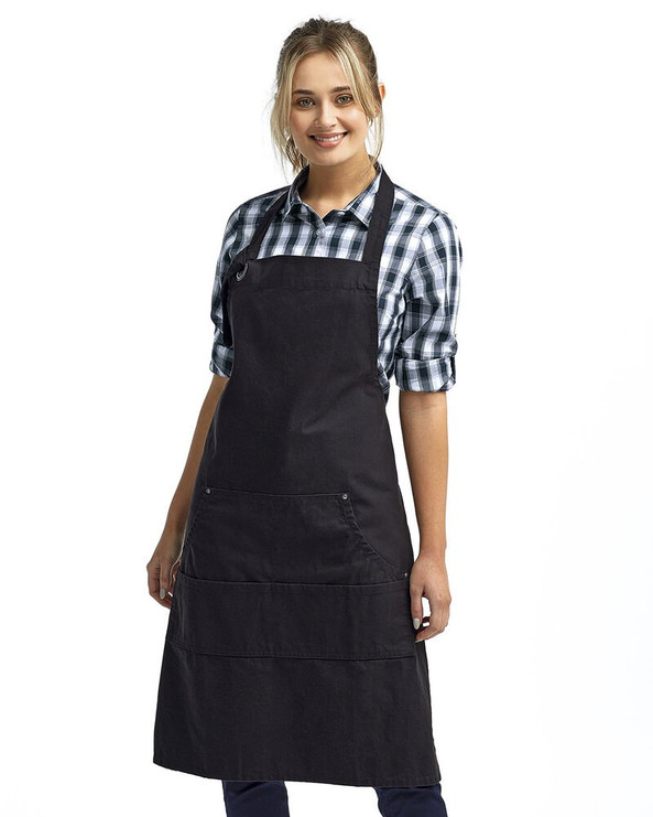 Artisan Collection by Reprime RP137 - Unisex "Calibre" Heavy Cotton Canvas Pocket Apron