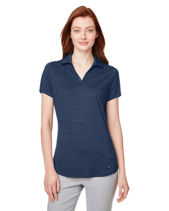 Puma Golf 597695 - Ladies Cloudspun Free V-Neck Polo