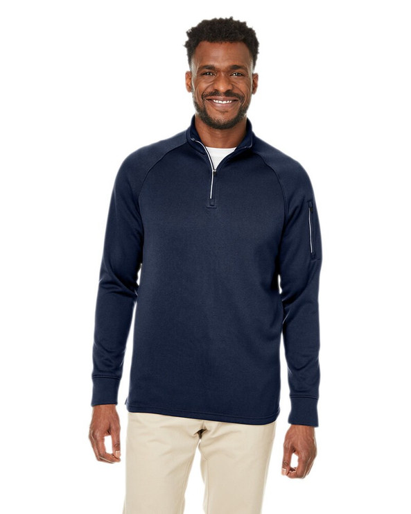 Core365 CE801 - Unisex Fusion ChromaSoft Fleece Quarter-Zip