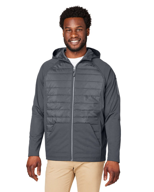 Core365 CE808 - Unisex Techno Lite Hybrid Hooded Jacket