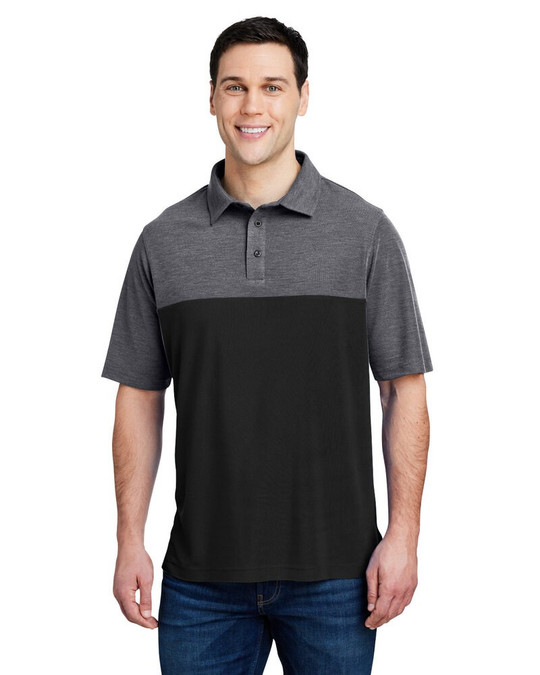 CORE365 CE112C - Polo Fusion ChromaSoft Colorblock pour hommes
