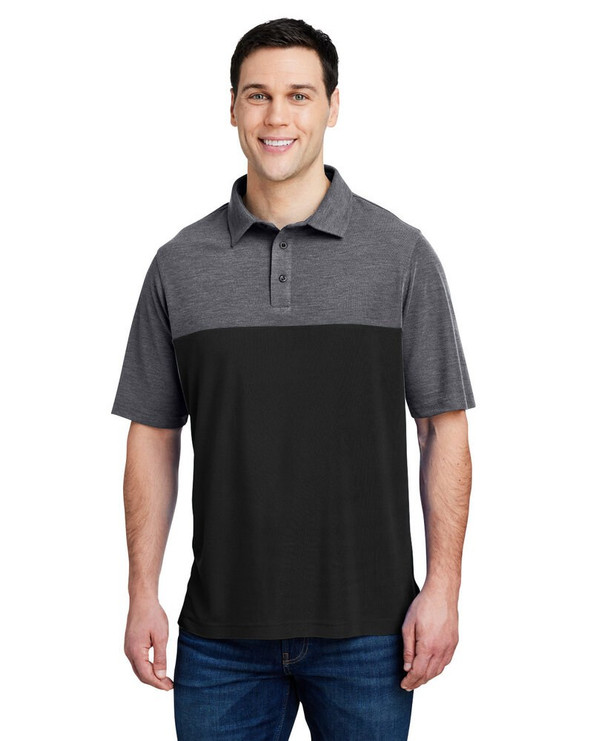 Core365 CE112C - Men's Fusion ChromaSoft Colorblock Polo