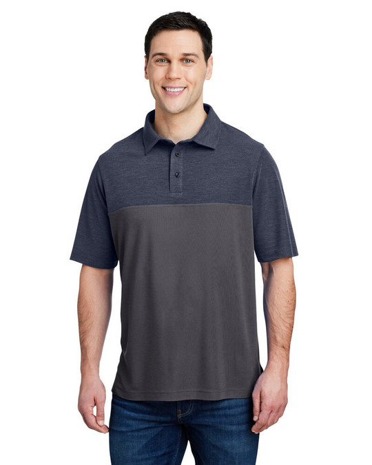 Core365 CE112C - Men's Fusion ChromaSoft Colorblock Polo