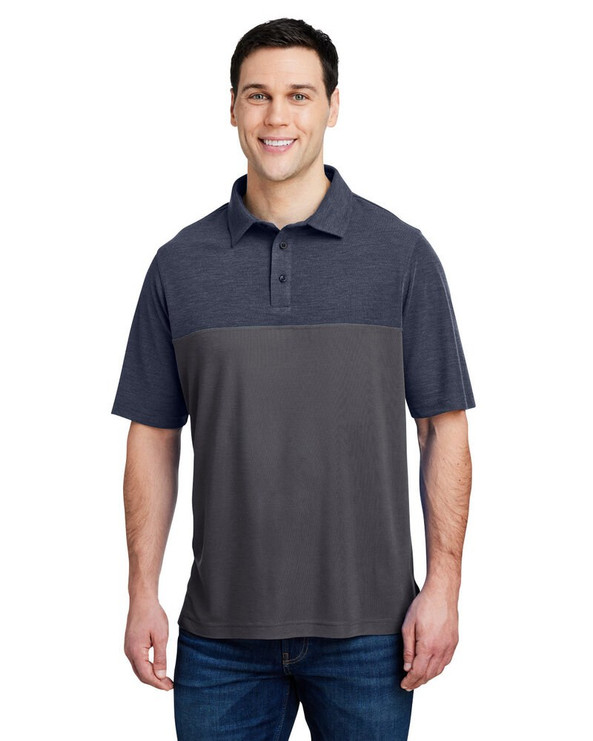 Core365 CE112C - Men's Fusion ChromaSoft Colorblock Polo