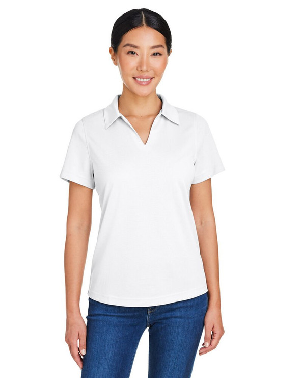 Core365 CE104W - Ladies Market Snag Protect Mesh Polo