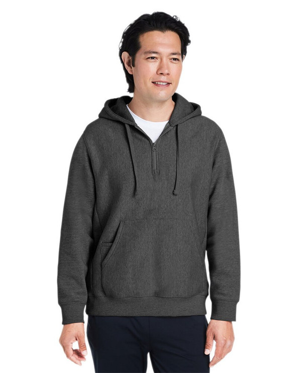Team 365 TT97 - Unisex Zone HydroSport  Heavyweight Quarter-Zip Hooded Sweatshirt