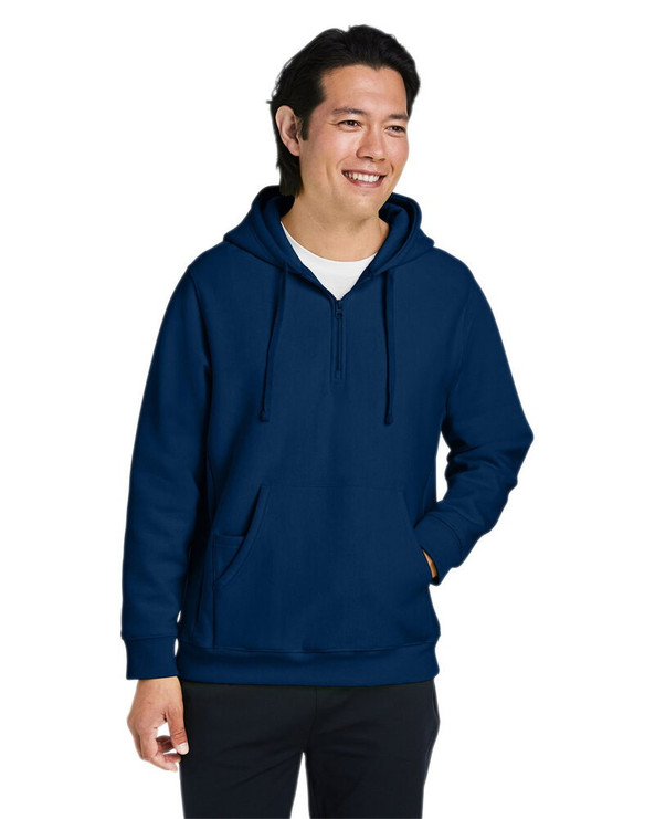 Team 365 TT97 - Unisex Zone HydroSport  Heavyweight Quarter-Zip Hooded Sweatshirt