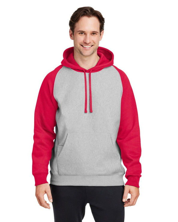 Team 365 TT96CB - Unisex Zone HydroSport Heavyweight Colorblock Hooded Sweatshirt