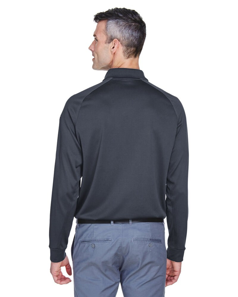 Harriton M211L - Polo tactique à manches longues Advantage Snag Protection Plus pour hommes