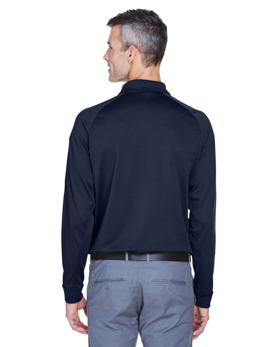 Harriton M211L - Polo tactique à manches longues Advantage Snag Protection Plus pour hommes
