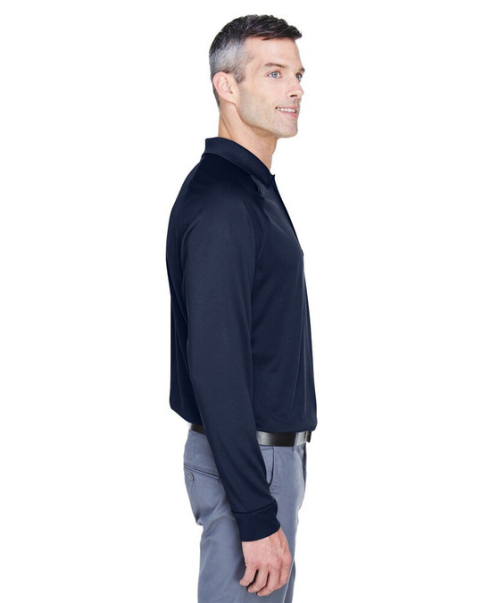 Harriton M211L - Polo tactique à manches longues Advantage Snag Protection Plus pour hommes
