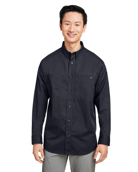 Harriton M585L - Chemise de travail à manches longues Advantage IL pour hommes