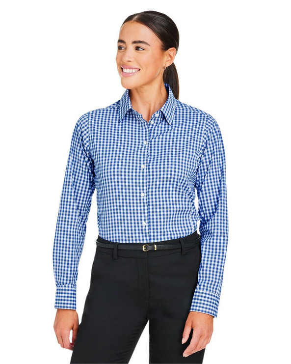 Devon & Jones DG536W - CrownLux Performance® Ladies Gingham Shirt