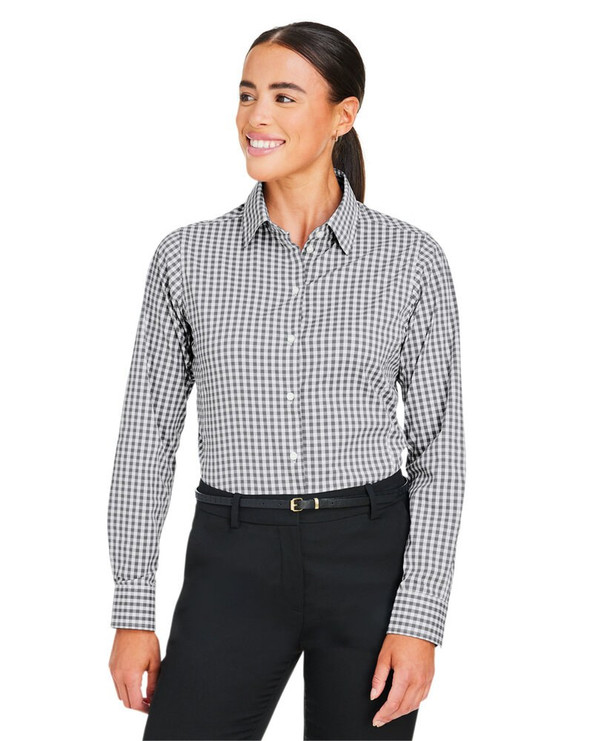 Devon & Jones DG536W - CrownLux Performance® Ladies Gingham Shirt