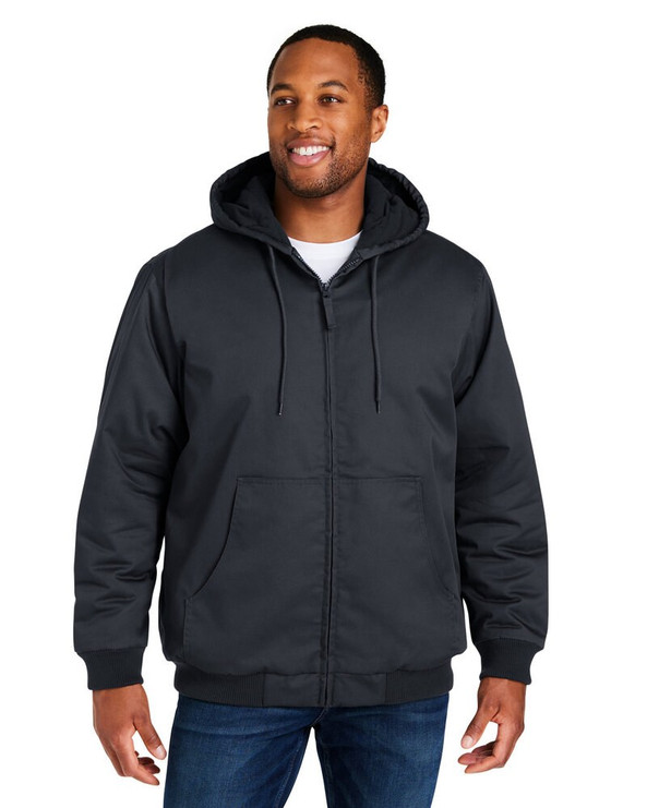 Harriton M722T - Men's Tall ClimaBloc® Heavyweight Hooded Full-Zip Jacket